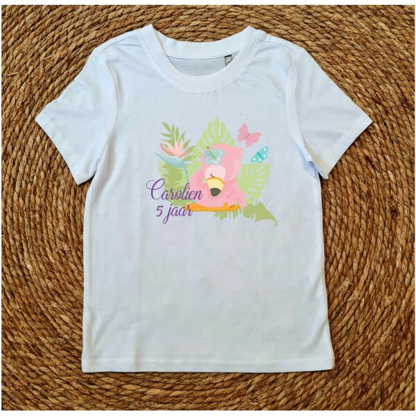 T-shirt Verjaardag Baby Flamingo 2