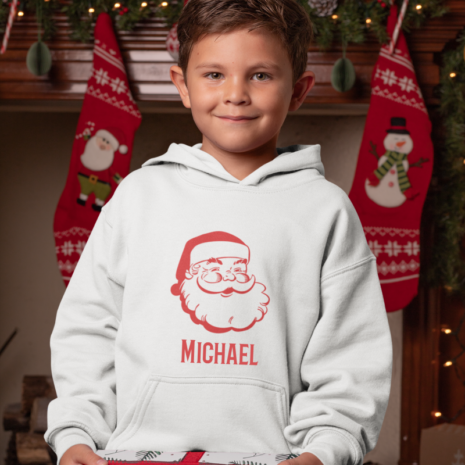 Kerst hoodie met naam