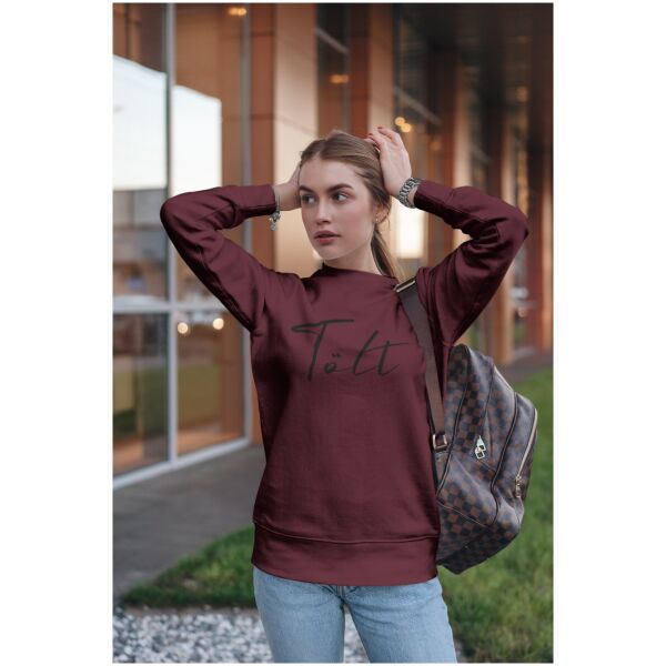 Sweater bordeaux rood Ijslandse paard Tolt