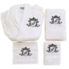 Badjas Set met monogram J royal