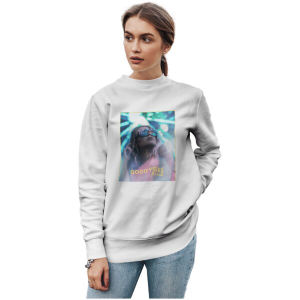 Organic Sweatshirt Good Vibes
