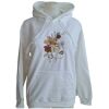 Hoodie wit geborduurde meisje