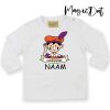 luisterpiet wit shirtje met naam