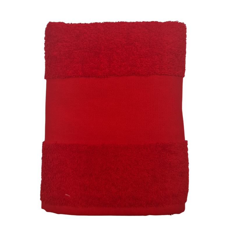 handdoek borduren rood