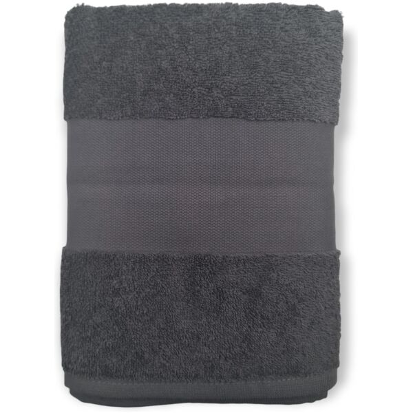 Handdoek donker grijs