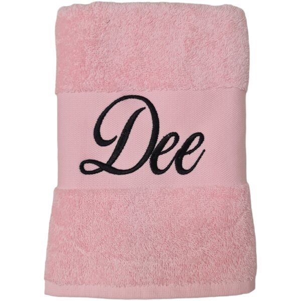 handdoek roze dee