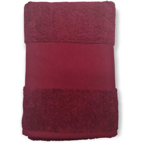Handdoek bordeaux rood