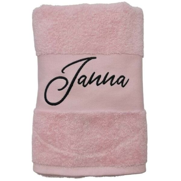 Handdoek licht roze