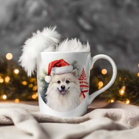 magicdatnl2023_American_Eskimo_Dog__Wear_Santa_Claus_Dress_back_43d939ce-2817-4179-b3fb-75f5a92256ee-Smart Object-20-mug christmas