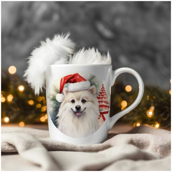 magicdatnl2023_American_Eskimo_Dog__Wear_Santa_Claus_Dress_back_43d939ce-2817-4179-b3fb-75f5a92256ee-Smart Object-20-mug christmas