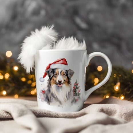 magicdatnl2023_Australian_Shepherd__Wear_Santa_Claus_Dress_back_c870465b-b04d-4fb5-b23a-4c7ddc3acd32-Smart Object-35-mug christmas