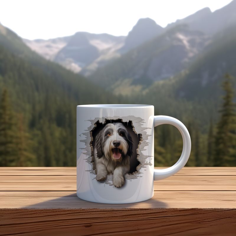 Mok Bebaarde Collie Mok Bebaarde Collie - Afbeelding 2