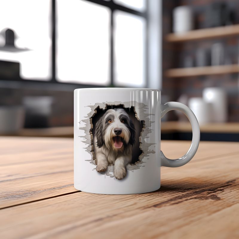 Mok Bebaarde Collie Mok Bebaarde Collie
