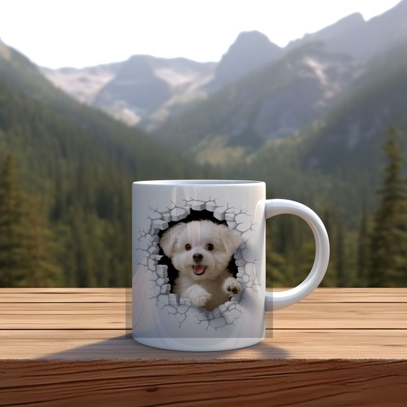Mok Bichon Frise - Afbeelding 2