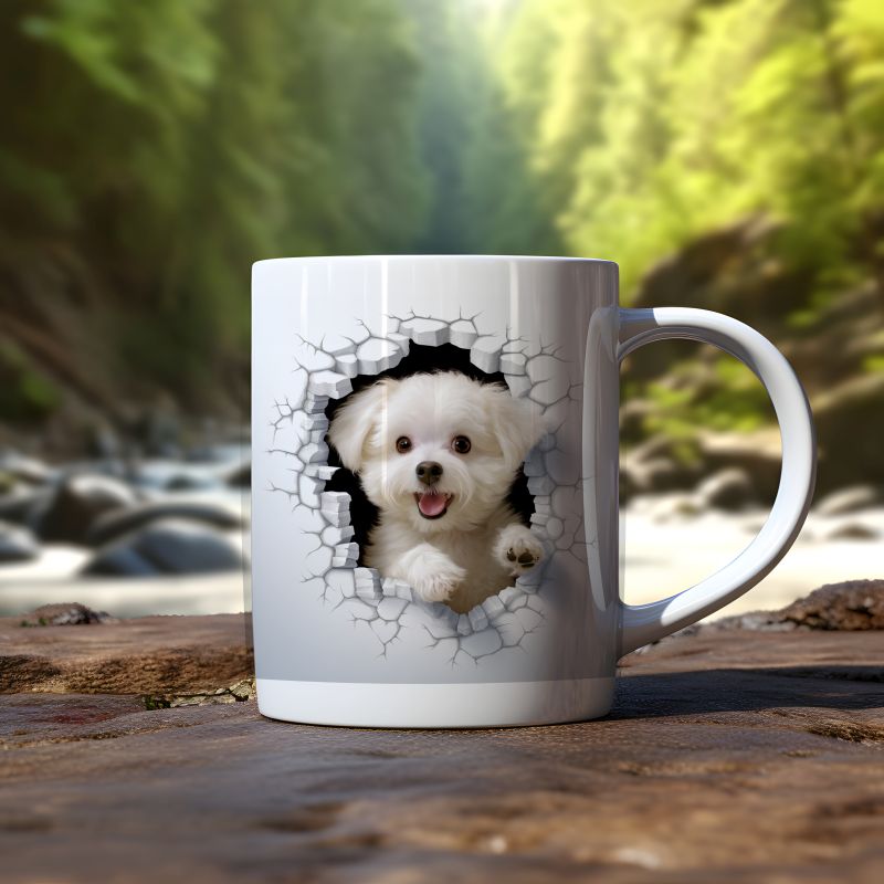 Mok Bichon Frise - Afbeelding 3