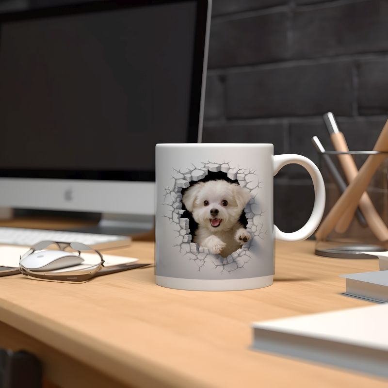 Mok Bichon Frise - Afbeelding 4