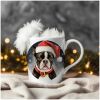 magicdatnl2023_Boston_Terrier_Wear_Santa_Claus_Dress_background_bd1df332-273f-4fd0-9e87-c64f1e81db60-Smart Object-42-mug christmas