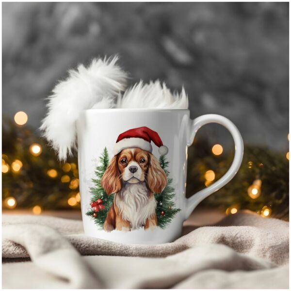 magicdatnl2023_Cavalier_King_Wear_Santa_Claus_Dress_background__93f89b62-7402-4d1c-8e9e-504b09fbe375-Smart Object-66-mug christmas