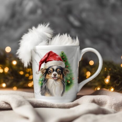 magicdatnl2023_Chihuahua_Longhair_Wear_Santa_Claus_Dress_backgr_a2834f0f-c763-4ae1-a246-4b87af66b89c-Smart Object-75-mug christmas