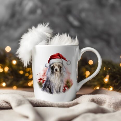 magicdatnl2023_Chinese_Crested__Wear_Santa_Claus_Dress_backgrou_55eb5382-b2c2-48bd-8051-b27f2f23a6a8-Smart Object-77-mug christmas