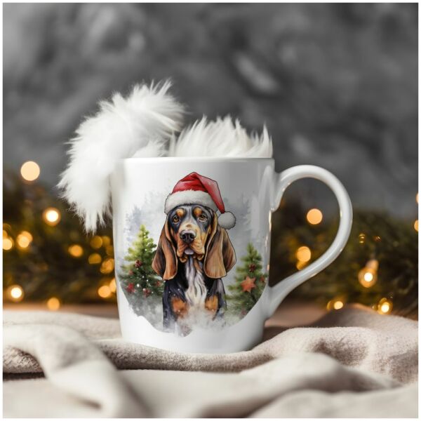 magicdatnl2023_Coonhound__Wear_Santa_Claus_Dress_background_Chr_9467f9b2-17cc-4830-967a-a0bdee75d939-Smart Object-89-mug christmas