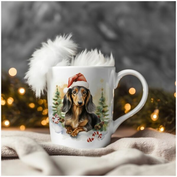 magicdatnl2023_Dachshund_Longhair__Wear_Santa_Claus_Dress_backg_fbff9557-dd85-4b47-99e9-4092666a11d1-Smart Object-93-mug christmas