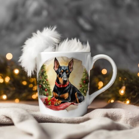 magicdatnl2023_Doberman__Wear_Santa_Claus_Dress_background_Chri_c348bd71-33b8-43ee-8619-07bf57e65dc1-Smart Object-107-mug christmas