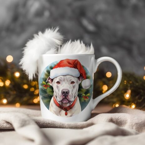 magicdatnl2023_Dogo_Argentino__Wear_Santa_Claus_Dress_backgroun_93ad490d-6a23-452c-abb2-46ea05c22119-Smart Object-109-mug christmas