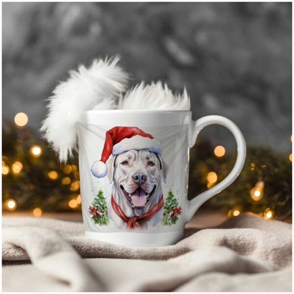 magicdatnl2023_Dogo_Argentino__Wear_Santa_Claus_Dress_backgroun_96e5d50d-dc6c-44bc-8b82-a25eea5f80da-Smart Object-110-mug christmas