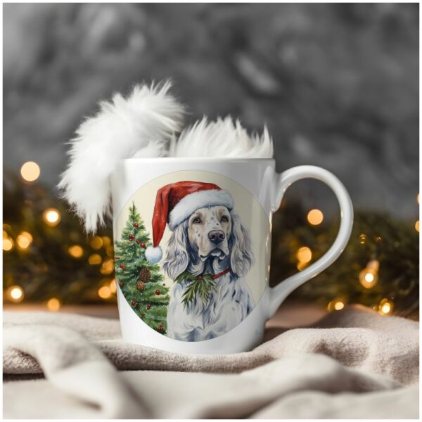 magicdatnl2023_English_Setter__Wear_Santa_Claus_Dress_backgroun_3832ff6e-c883-4f27-b5c6-28701ebf7b7c-Smart Object-126-mug christmas