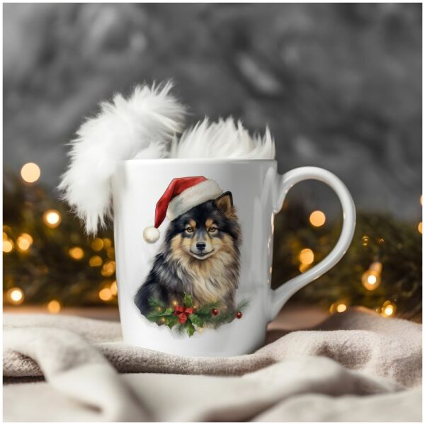 magicdatnl2023_Finnish_Lapphund__Wear_Santa_Claus_Dress_backgro_163690db-b281-41c9-9a2c-f96e657f71ad-Smart Object-132-mug christmas