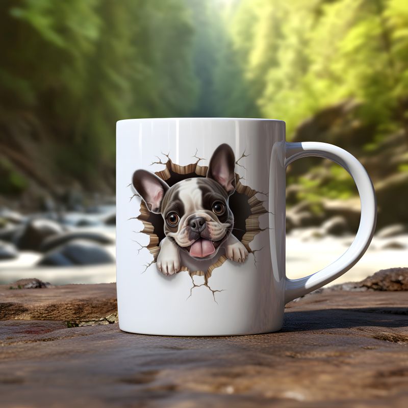 Mok Franse Bullhond - Afbeelding 3