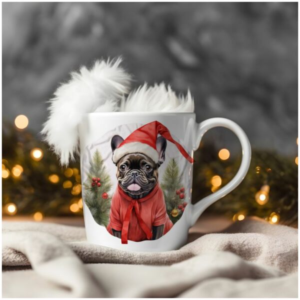 magicdatnl2023_French_Bulldog__Wear_Santa_Claus_Dress_backgroun_16d50685-4587-4ac6-ac3a-4077a9e3aef2-Smart Object-144-mug christmas