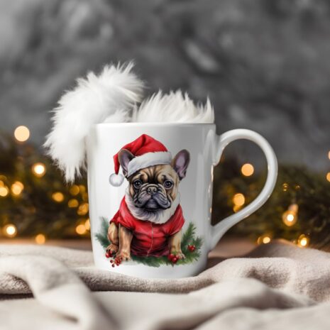 magicdatnl2023_French_Bulldog__Wear_Santa_Claus_Dress_backgroun_1f96a5d5-cb1b-4e97-8b89-a0408ba88a4b-Smart Object-145-mug christmas