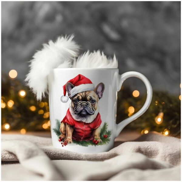 magicdatnl2023_French_Bulldog__Wear_Santa_Claus_Dress_backgroun_1f96a5d5-cb1b-4e97-8b89-a0408ba88a4b-Smart Object-145-mug christmas