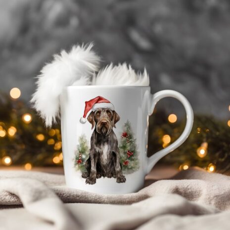 magicdatnl2023_German_Wirehaired_Pointer__Wear_Santa_Claus_Dres_f661dcee-020b-4d0f-85b9-8d18c387ae3e-Smart Object-158-mug christmas