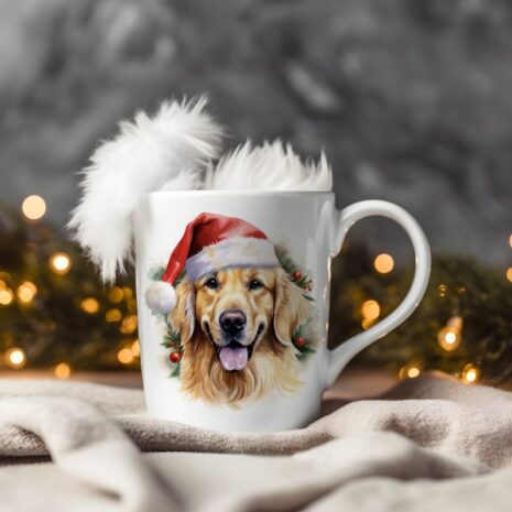 magicdatnl2023_Golden_Retriever__Wear_Santa_Claus_Dress_backgro_d9a72438-3db4-4fce-9197-224110052f06-Smart Object-169-mug christmas