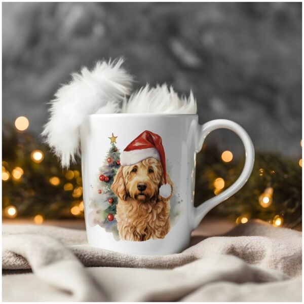 magicdatnl2023_Goldendoodle__Wear_Santa_Claus_Dress_background__0b3f1c64-5c73-4423-925f-ccc4a7e1c97f-Smart Object-162-mug christmas