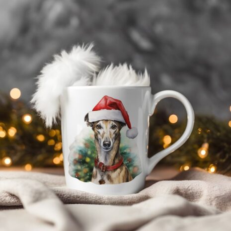 magicdatnl2023_Greyhound__Wear_Santa_Claus_Dress_background_Chr_6d05b60f-e301-4571-9aff-d13a6f123fc9-Smart Object-179-mug christmas