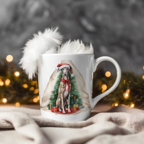 magicdatnl2023_Greyhound__Wear_Santa_Claus_Dress_background_Chr_927eea00-e6e0-4821-9d3e-7fd13c504522-Smart Object-180-mug christmas