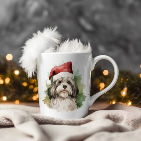 magicdatnl2023_Havanese_Dog__Wear_Santa_Claus_Dress_background__21c67f13-836a-49f5-82f4-58b75de498a4-Smart Object-183-mug christmas