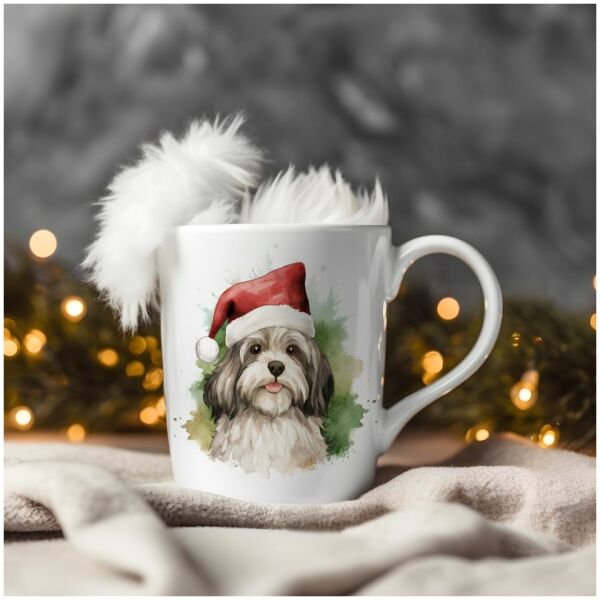 magicdatnl2023_Havanese_Dog__Wear_Santa_Claus_Dress_background__21c67f13-836a-49f5-82f4-58b75de498a4-Smart Object-183-mug christmas