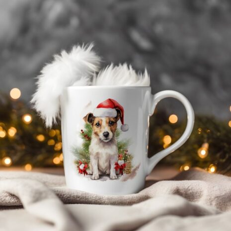 magicdatnl2023_Jack_Russell_Terrier__Wear_Santa_Claus_Dress_bac_dc0a802f-f265-4ac3-921b-a69fa6d03317-Smart Object-192-mug christmas