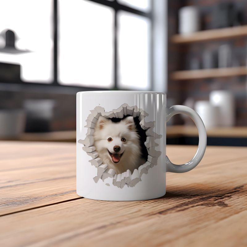Mok Japaanse spitz hond