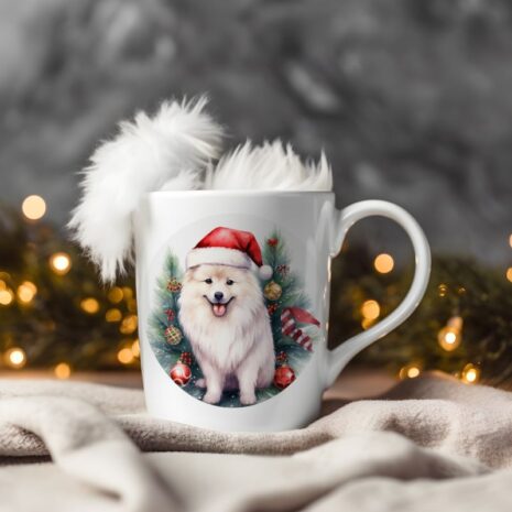 magicdatnl2023_Japanese_Spitz__Wear_Santa_Claus_Dress_backgroun_3041b2e2-9f48-4a9f-ac37-5877f298aada-Smart Object-194-mug christmas