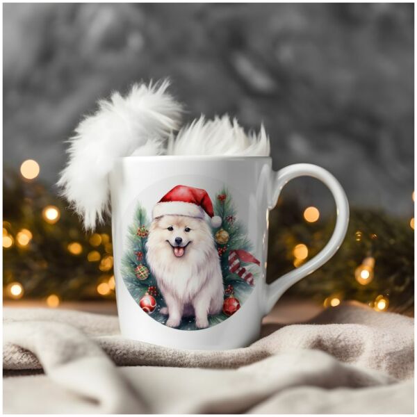 magicdatnl2023_Japanese_Spitz__Wear_Santa_Claus_Dress_backgroun_3041b2e2-9f48-4a9f-ac37-5877f298aada-Smart Object-194-mug christmas