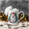 magicdatnl2023_Japanese_Spitz__Wear_Santa_Claus_Dress_backgroun_63287cae-4318-4cc5-be29-309200a37e9f-Smart Object-196-mug christmas