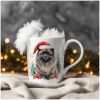 magicdatnl2023_Keeshond__Wear_Santa_Claus_Dress_background_Chri_4c355c32-cce2-4b33-a8f8-d28226859c2f-Smart Object-198-mug christmas