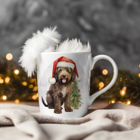 magicdatnl2023_Labradoodle__Wear_Santa_Claus_Dress_background_C_5e252952-3533-45b4-9f94-afcb8b82243b-Smart Object-203-mug christmas