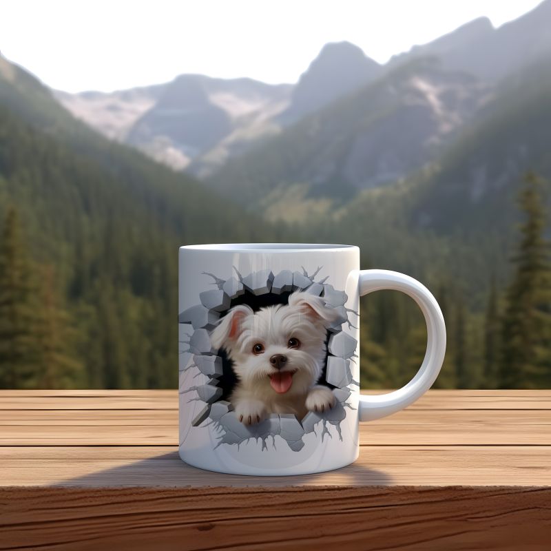 Mok Maltese Hond Mok Maltese hond - Afbeelding 2